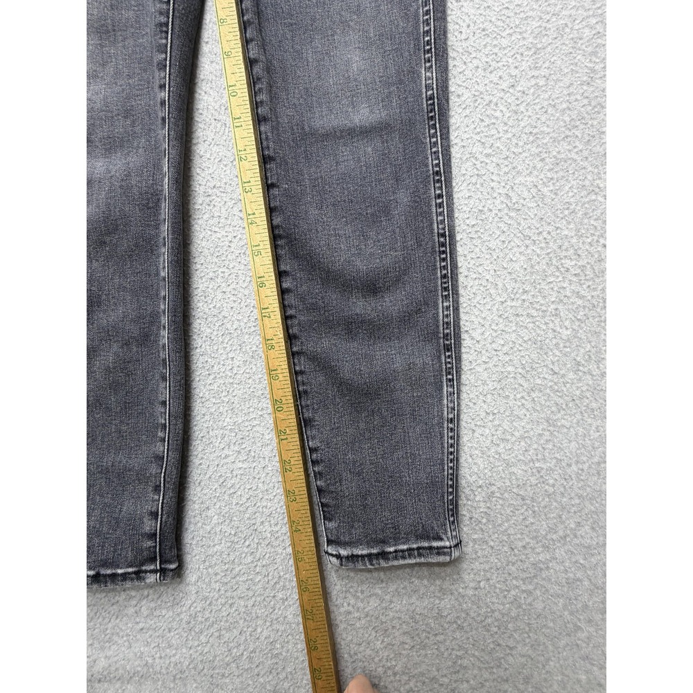 Madewell 10 High Rise Skinny Crop Jeans Womens 28 Gray Charcoal Wash Denim - Picture 3 of 10